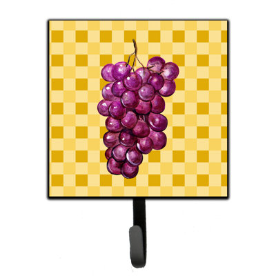 Organisateur de clés murales avec crochets clés raisins on basketweave Ufuk