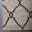 Tapis d'intérieur rectangulaire en laine beige et marron, fait main, à motifs géométriques et noué à la main-1993416942