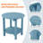 18" Outdoor All Weather Side Table-1508383615