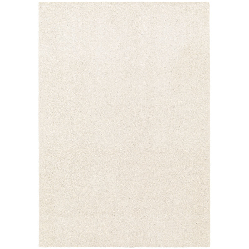 Gina Machine Washable Tufted Ivory Rug, Rectangle 200 x 290 cm