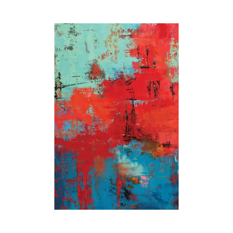 Abstract IX by Olena Bogatska - Print on Canvas, Wrapped Canvas, 101.6 cm H x 66.04 cm W x 1.91 cm D