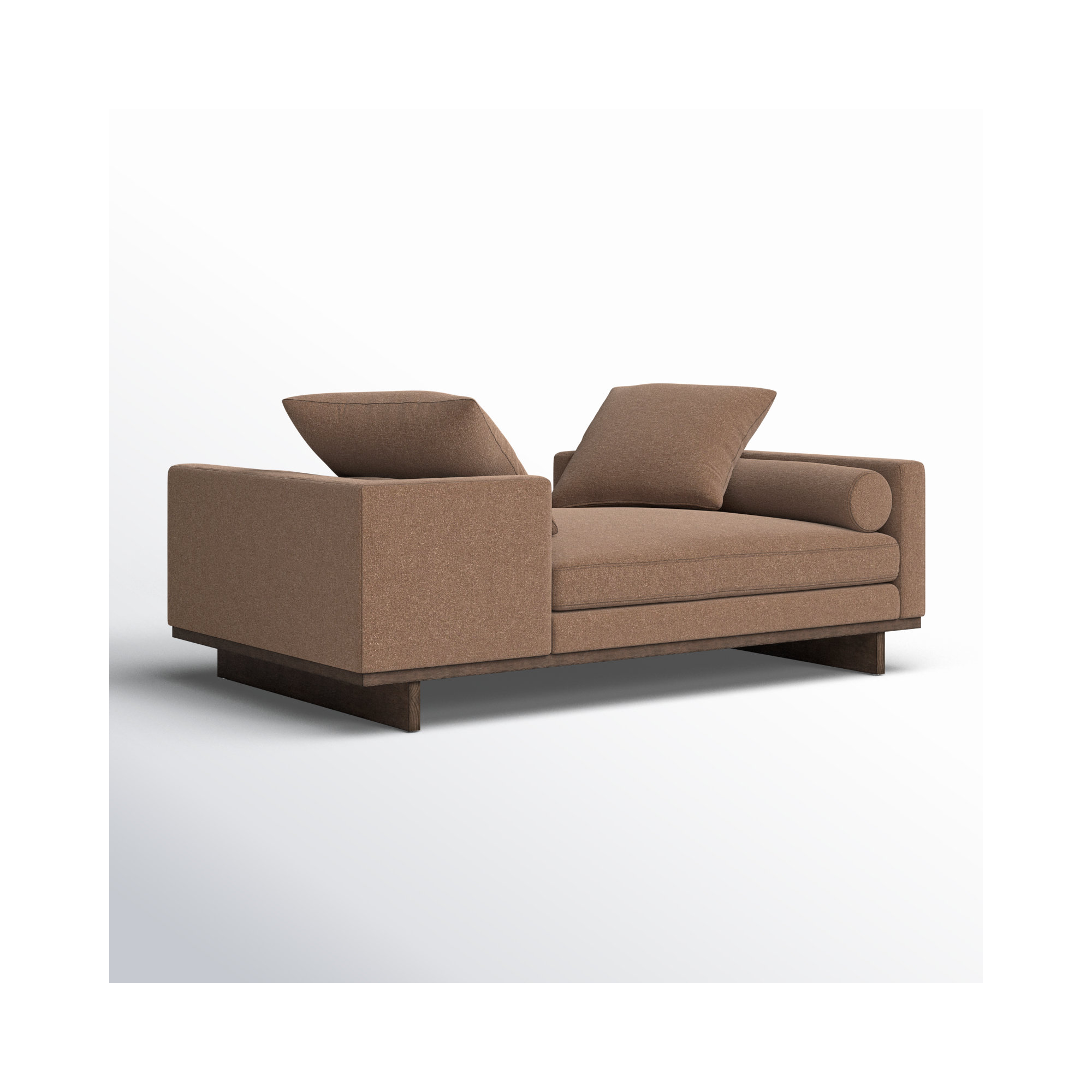 Livy Upholstered Chaise Lounge, Antwerp Cafe Linen Blend