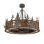 Elk At Dusk Downrod Ceiling Fan