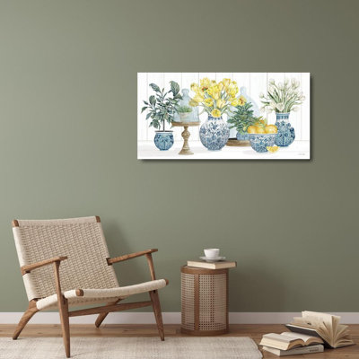 «Canora Gray Jacobs, Cindy Gallery», art tendu sur toile, ensemble chinois citron