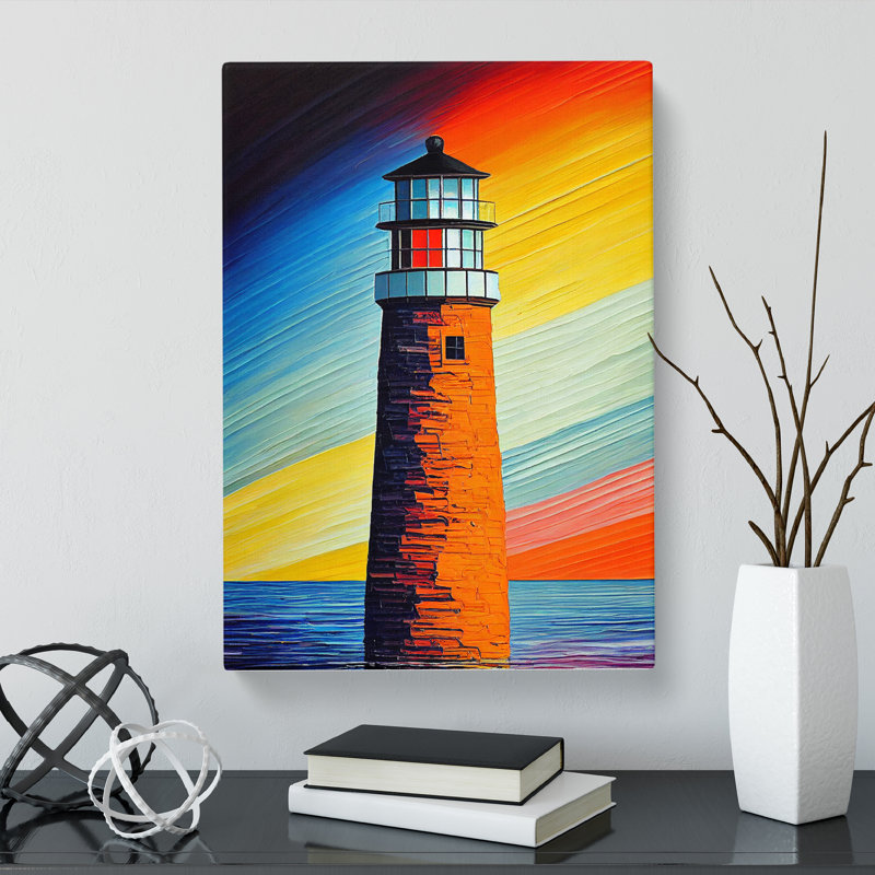 Lighthouse In Colour Vol.5 - Wrapped Canvas, 50cm H x 35cm W x 3cm D