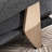 Thickly Padded Linen Solid Wood Armchair-243090306