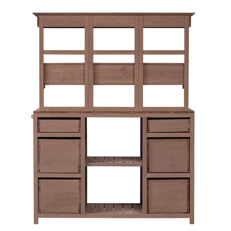 Banc de rempotage Shameika, Brun