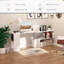 Bureau d'ordinateur de coin 55 po 55 po