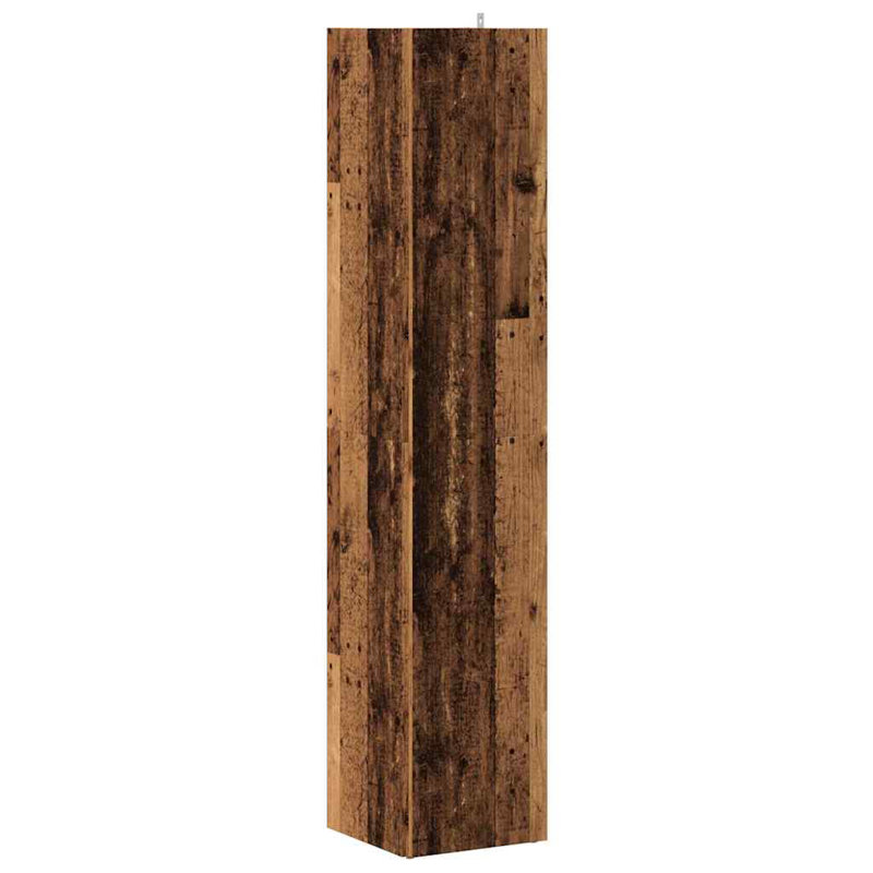 Amasya 33cm W Bookcase, Reclaimed Wood, (4 shelves) 165cm H x 33cm W x 33cm D