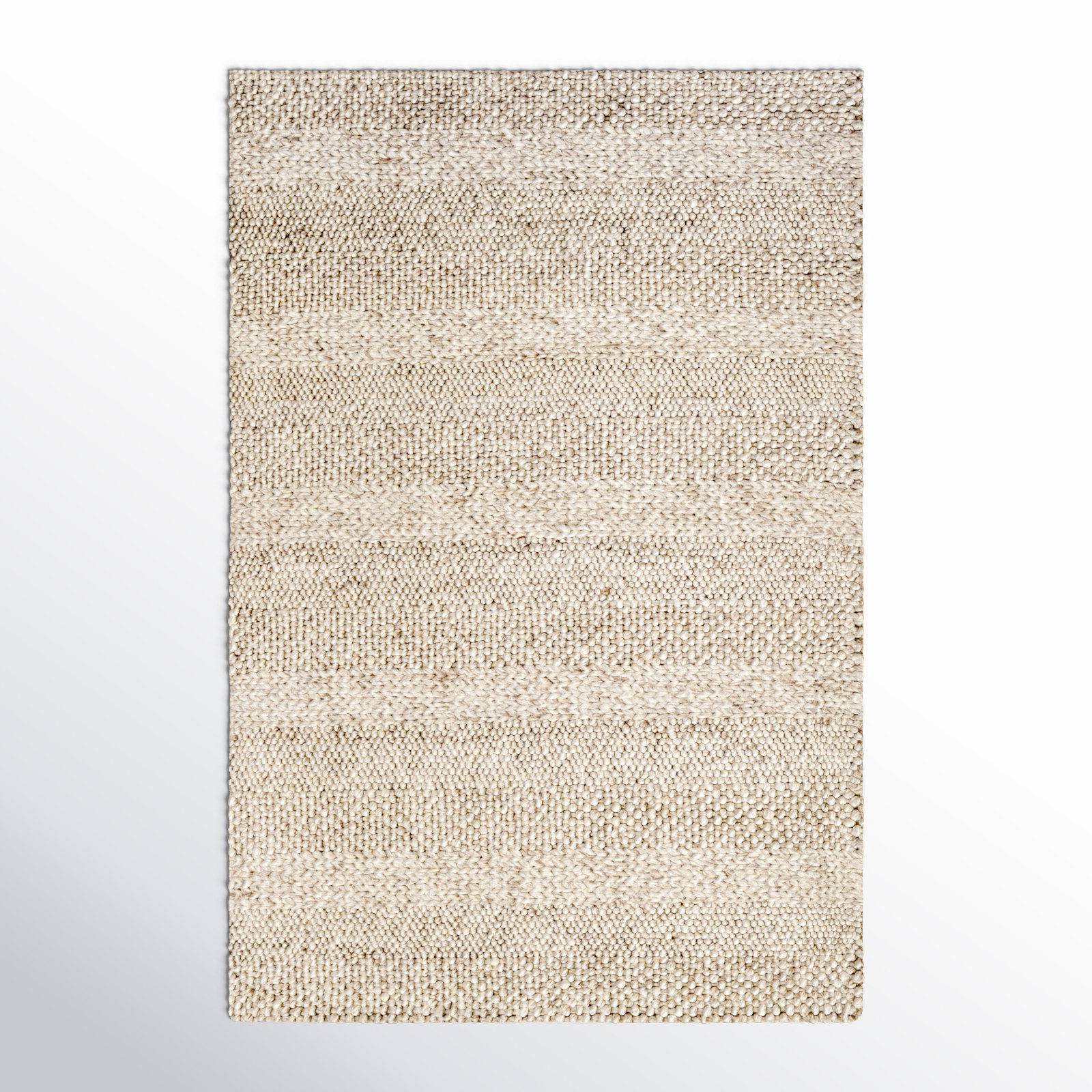 Amarilla Handmade Wool Beige Rug, Rectangle 9' x 12'