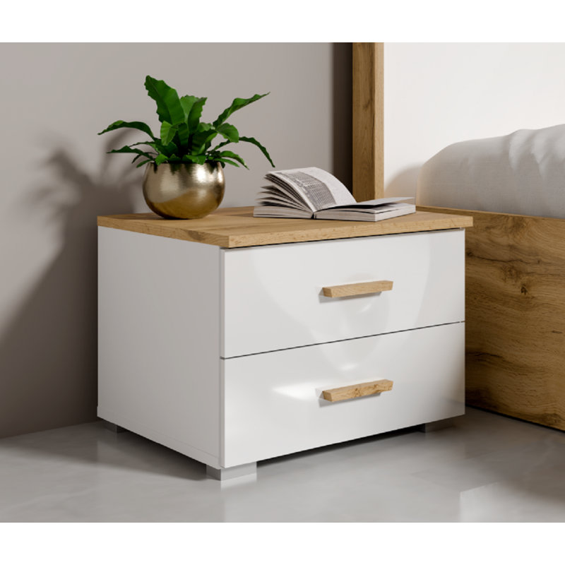 46.2 cm W Laminate Bedside Table