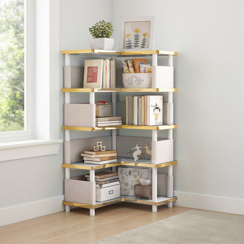 116cm H x 46.5cm W Metal Bookcase