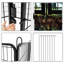 Enclos d'exercice en fer 8 panneaux avec porte pour animaux-96808268