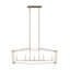 Luminaire suspendu linéaire 5 lumières Olive-574054103