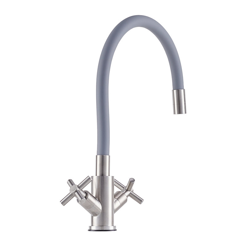 17 Stories Kitchen Faucet, Grey