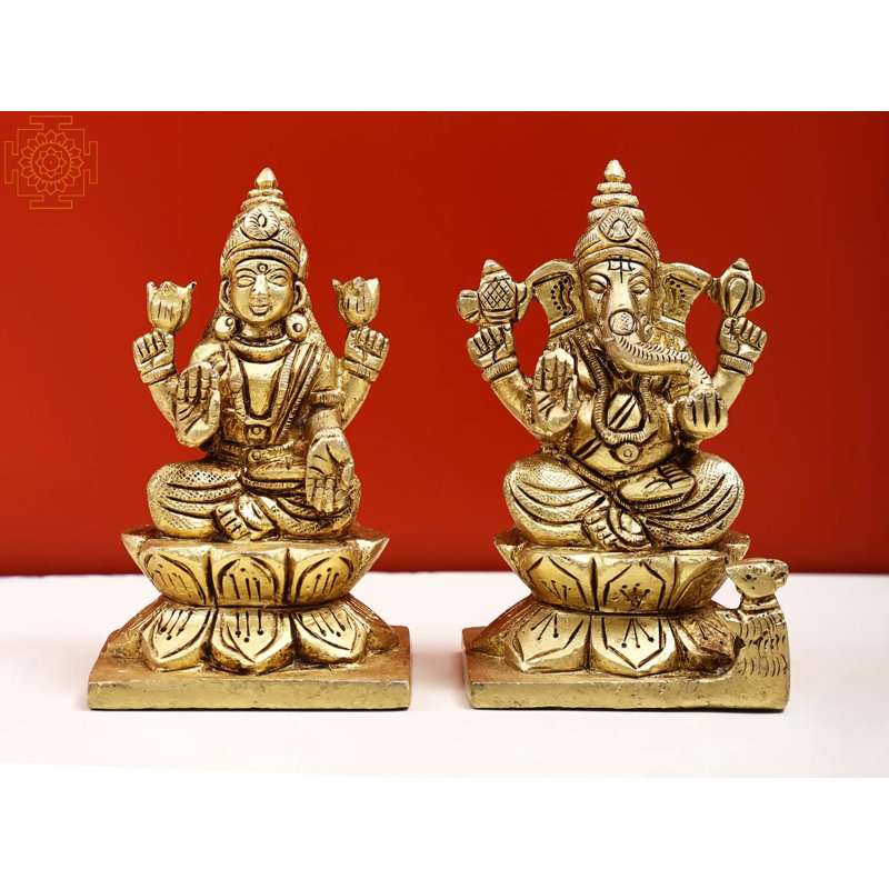 Petit objet décoratif Lakshmi Ganesha