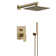 Napoli Marion Wall Mount Hot and Cold Mixer Rain Shower Set with Adjustable Handheld Sprayer