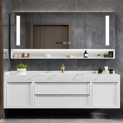 Bathroom cabinet light luxury modern style.