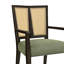 Chaise de salle à manger en bois avec accoudoirs (ensemble de 2)-308798703-308798702