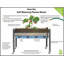 Pot à fleurs avec réservoir Gracie Oaks (21 X 47) + housse combinée-980563028
