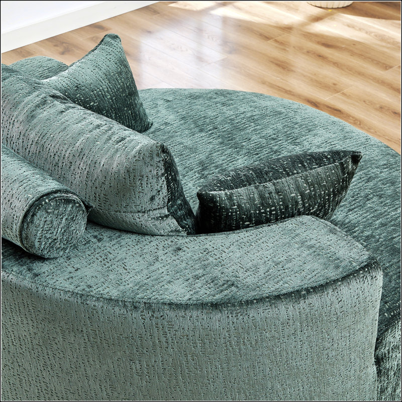 Canapé simple en polyester éponge, aucun assemblage requis, fauteuil-lit moderne moelleux pour le salon, la chambre à coucher, le salon et la salle de projection