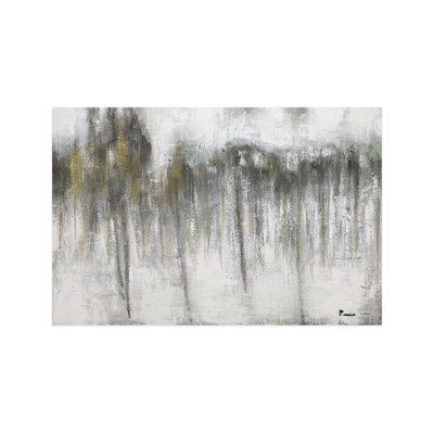 Hand -painted acrylic painting Rainy Day