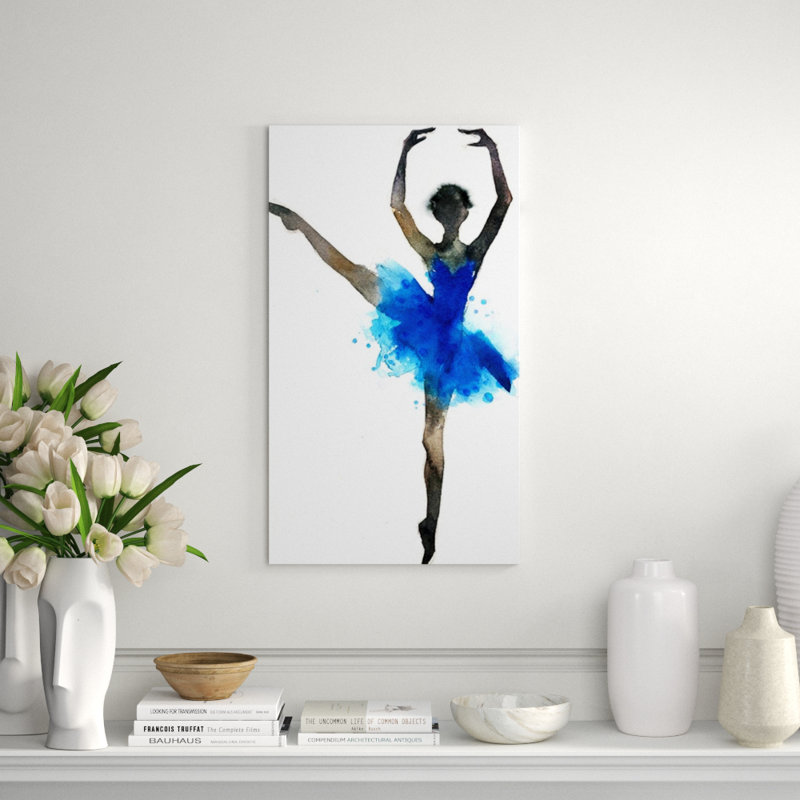 The Color Of Ballet III Print by Emma Brooks, 63" H x 36" W x 1.5" D, Knife Gel