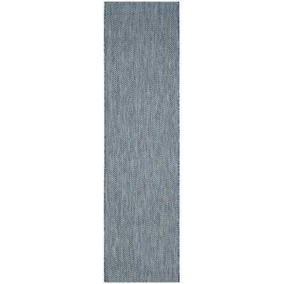 Azaad Navy/Grey Indoor/Outdoor Rug