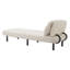 Chaise longue beige