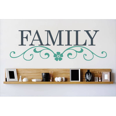 Décalcomanie murale family