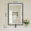 Miroir de salle de bain mural biseauté-1281742262