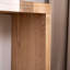 Console moderne, longue table d'entrée avec plateau à chevrons, canapé en bois manufacturé pour le couloir, le salon ou le bureau