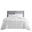 Édredon en coton double / grand avec bourre 3M, contexture de 300 fils, matelassage de boîte, boucles de coin pour housse de couette sans plumes 300Tc, attachement et endurance-128738065