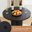 Table de bar ronde hauteur comptoir 39,37 po-1222355402