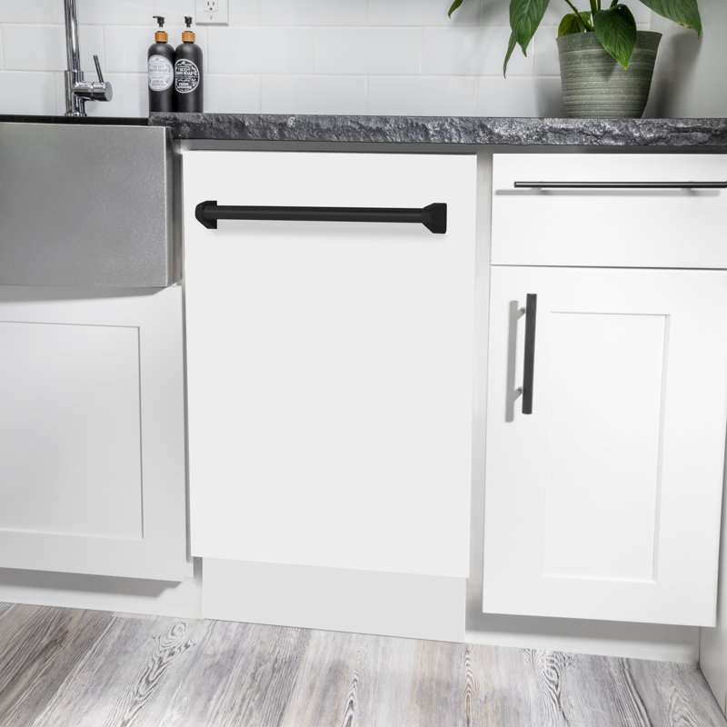 Autograph Edition 18" 51 dBA Built-In Button Control Dishwasher, Matte Black 