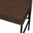 Verster Black Finish Writing Desk W/USB-2101758352