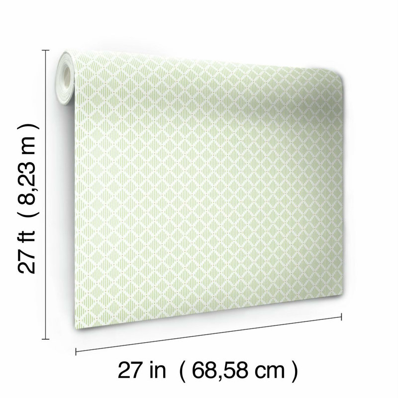 Diamond Gate Wallpaper, Green