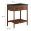Meuble-lavabo simple 30 po avec plateau en céramique Modway Zaire-94387479-94387478