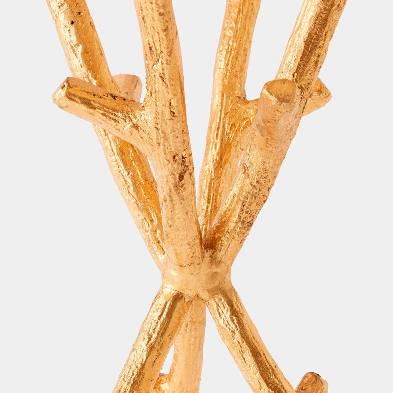 Coral Tripod Marble End Table
