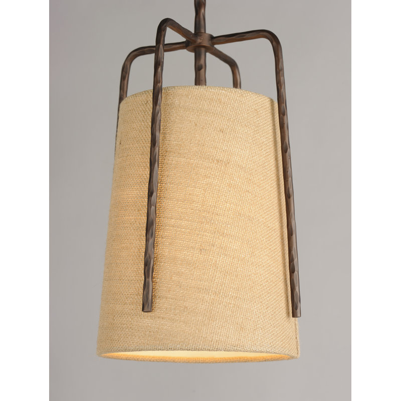 Luminaire suspendu conique à 1 lumière Ora, H 26,75 po x l 9 po x P 9 po