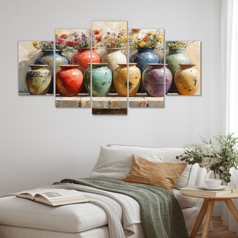 Ensemble de décorations murales Farm Pottery Earthy Treasures III - Boho Pottery