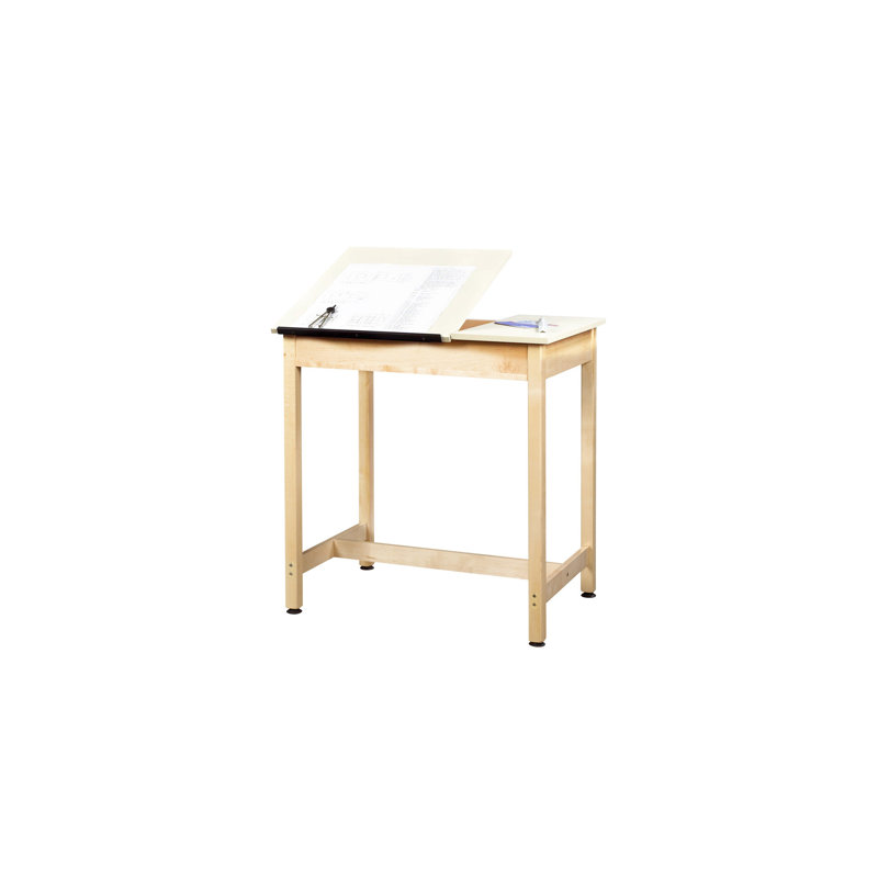 Table à dessin fiberesin, H 37 po x l 36 po x P 24 po, En deux pièces