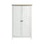 Armoire de rangement, finition blanche