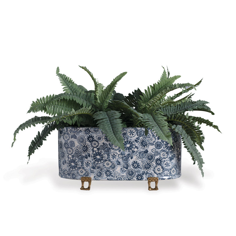Scalamandre Maison Porcelain Pot Planter