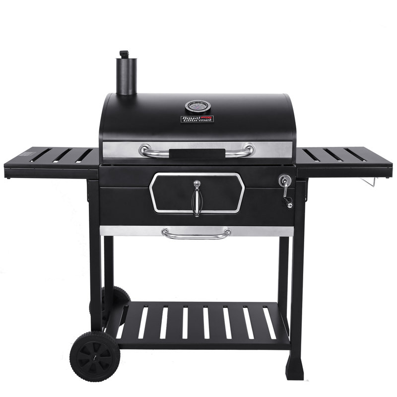 Royal Gourmet Deluxe 30-Inch Charcoal Grill, Black