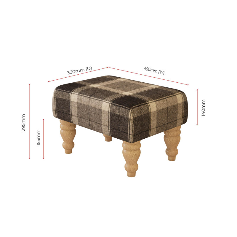 Manufactured Wood Accent Stool, Natural