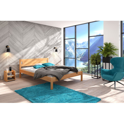 Alexiana Solid Wood Bed