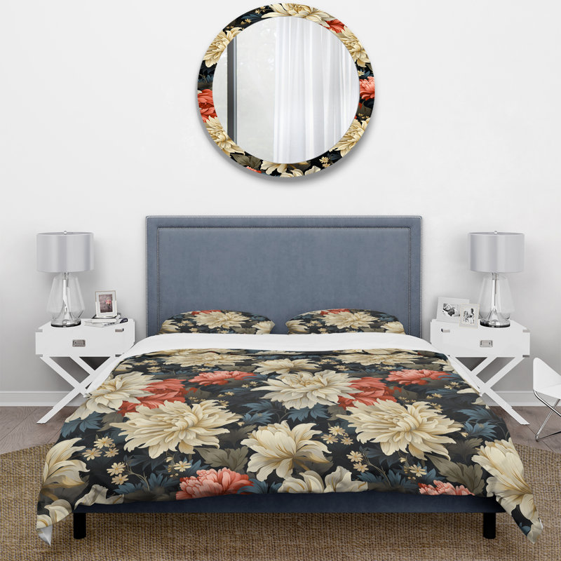 Ensemble de housse de couette Ornate Damask Legacy, Housse de couette pour très grand lit et 2 très