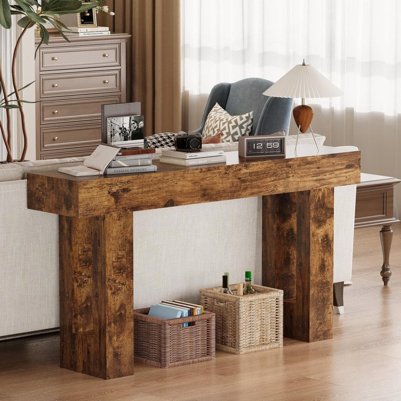 Table d'entrée de ferme, console étroite