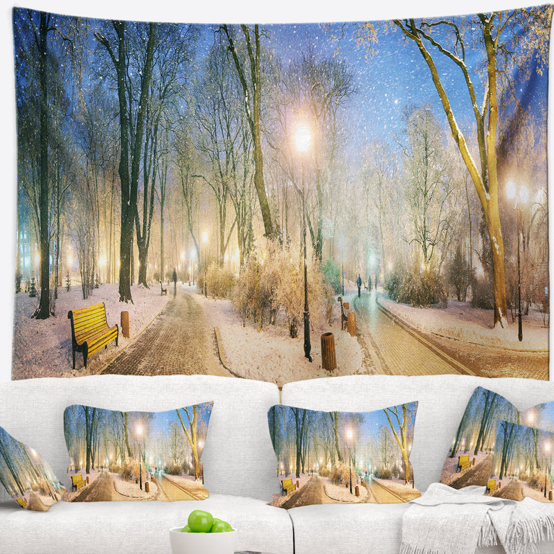 Tapisserie vue plus large Mariinsky Garden, H 32 po x l 39 po